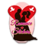 romance chat stickers android application logo